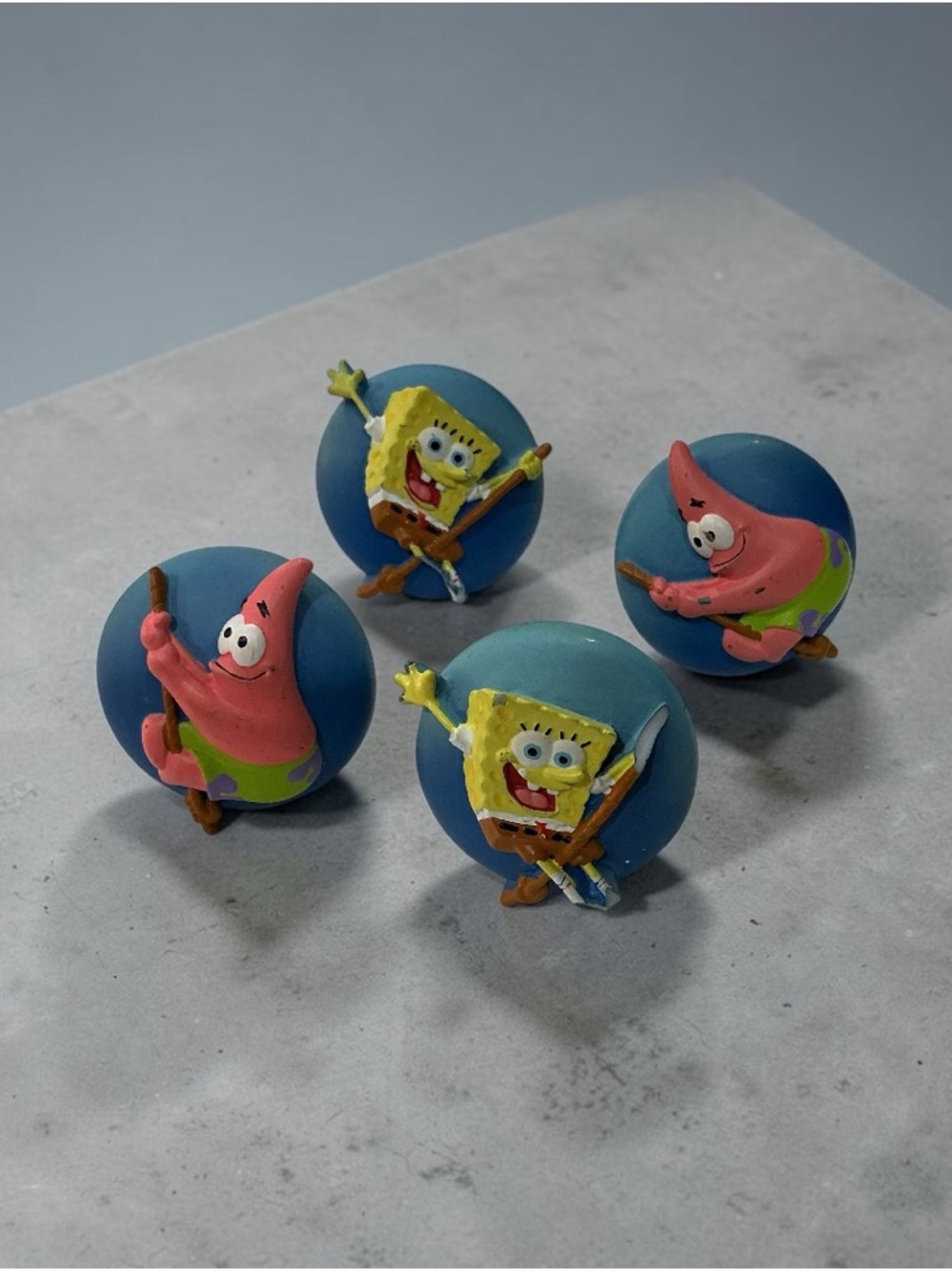 SpongeBob SquarePants and Patrick Drawer Pulls Set